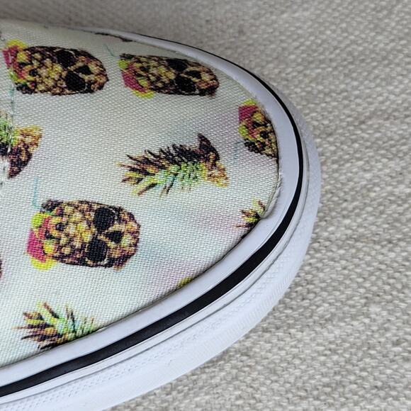 VANS Drained & Confused Aloha Pineapple Skull Low Sneakers Unisex M 7.5/ W 9 - Picture 12 of 14